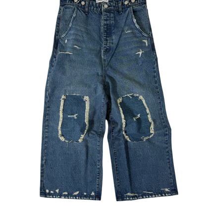 Blue Destroyed Denim
