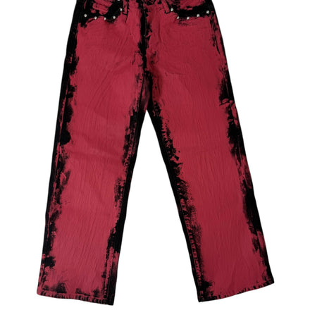 Womens Cracked Denim